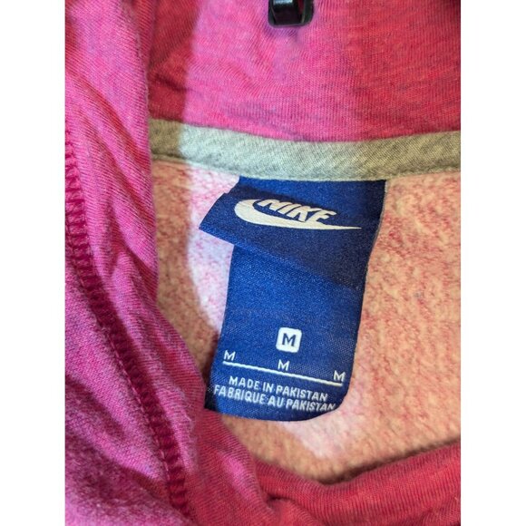 Nike Women's Medium Pink Pullover Hoodie With Kangaroo Pocket & Drawstring Cowl - Picture 4 of 5